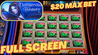 VERY RARE FULL SCREEN RETRIGGER 🤩 DANGEROUS BEAUTY MAX BET screenshot 2
