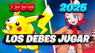Los 7 MEJORES JUEGOS de POKEMON que debes jugar