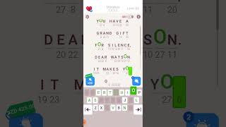 Cryptogram Level 63 Letters and Numbers