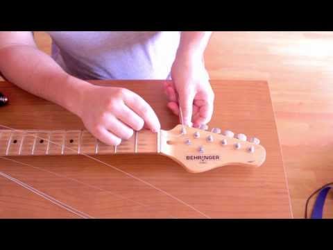 cleaning-an-old-electric-guitar-and-installing-new-strings
