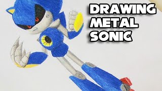 Drawing Metal Sonic