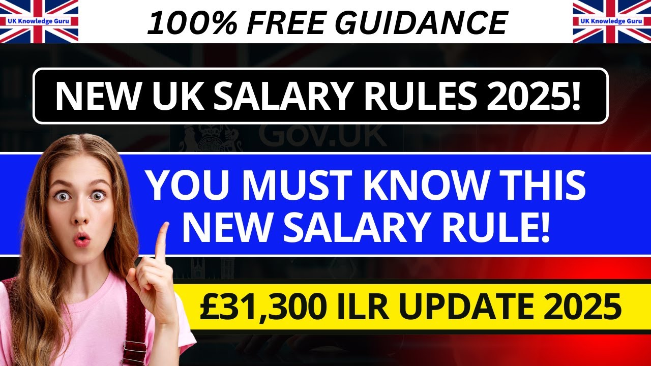 UK New Salary Rules If You Entered Before 2024 & Switch Job | 22nd July 2025 £31,300 ILR Rule