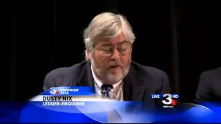 Mayoral Debate Teresa Tomlinson and Colin Martin Produced by WRBL