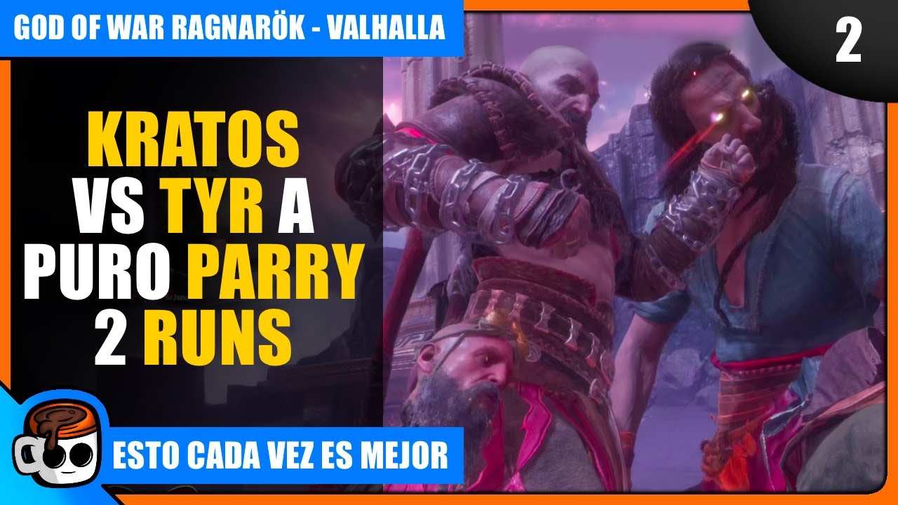 KRATOS vs TYR a puro PARRY - 2 RUNS 🪬 | God of War Ragnarok Valhalla #2 | Gameplay Español