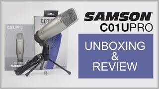 Samson C01U Pro Mic Unboxing & Review / Test - Best Budget Professional USB Condenser Microphone Samson C01U Pro Mic Unboxing & Review / Test - Best Budget Professional USB Condenser Microphone