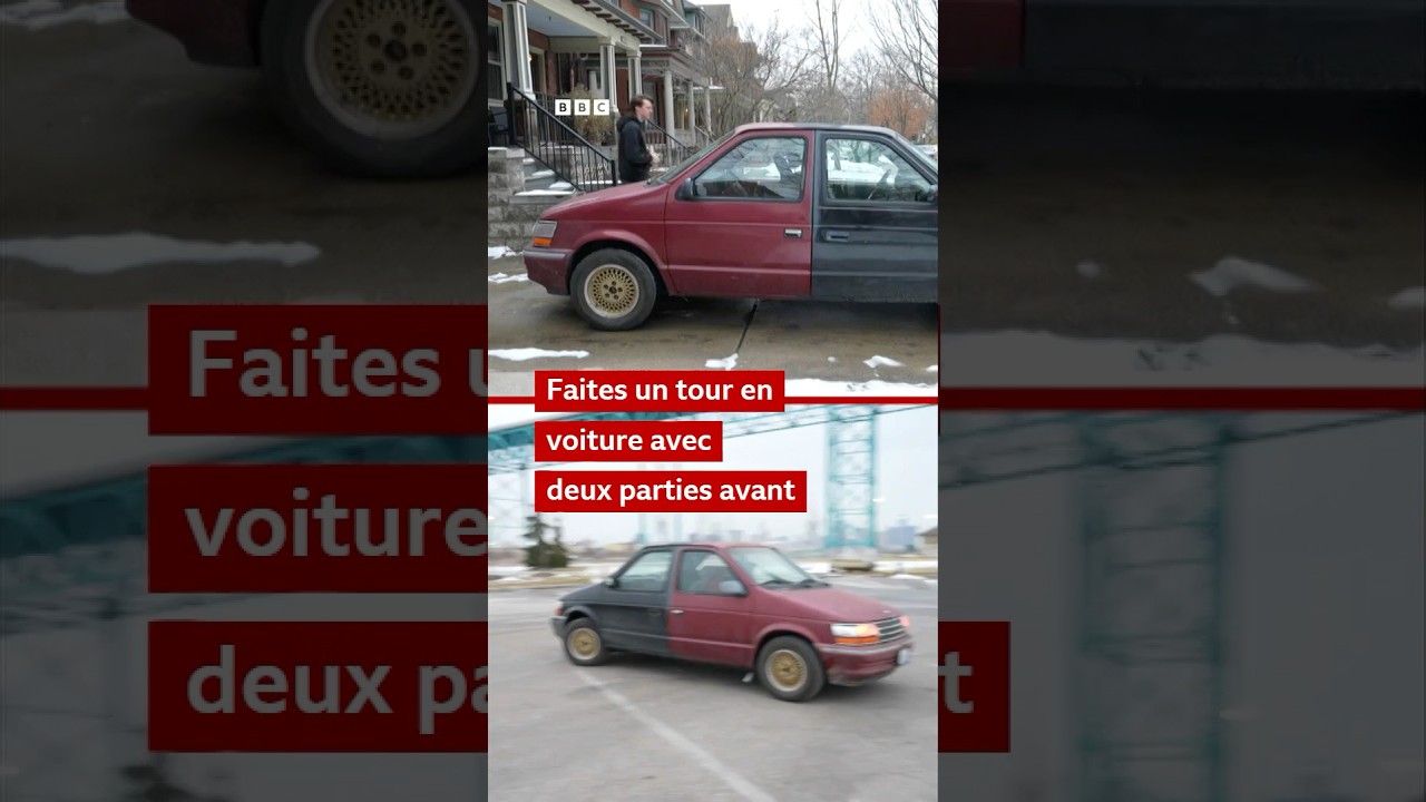 Faites un tour en voiture avec deux parties avant