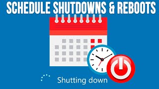 how to schedule an automatic shutdown or reboot of your computer - 2 methods