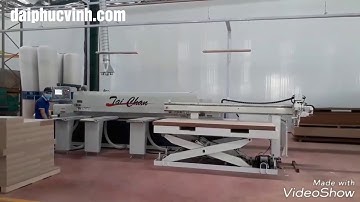Máy Cưa panel saw CNC TPS-10SH TAICHAN + bàn nâng thông minh nạp ván tự động