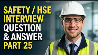 Safety Officer Interview Questions & Answers PART 25 | Safety Audit & Safety Inspection Construction