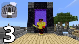 Nether Portal | Minicraft Skyblock Gameplay Walkthrough | Part 3