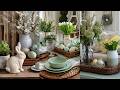 Rustic Mint Green Spring Decor Ideas | Cottagecore Easter Style for 2026