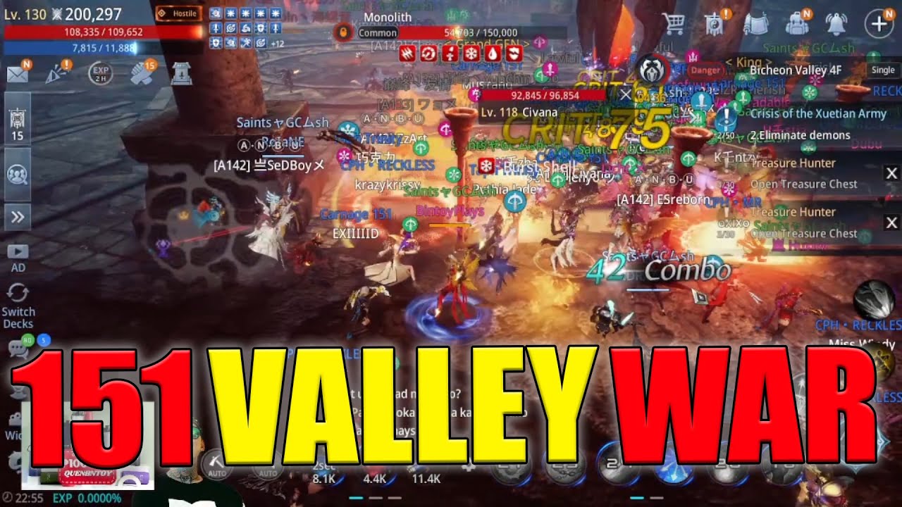 Mir4 151 VALLEY WAR |  NAKA SALISI KAMI NG ISANG VALLEY!