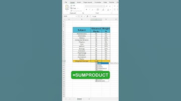Get WEIGHTED AVERAGE in Excel Like a Pro