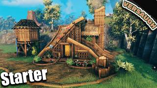 Valheim Starter House Tutorial [ How To Build ]