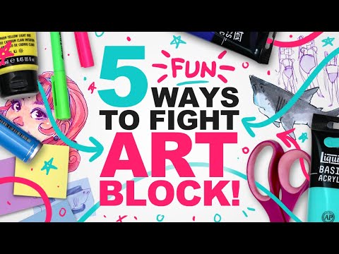 5 TIPS TO CRUSH ART BLOCK! (and recapture your desire to create)