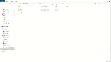 Flask tutorial - Part 1 - Setting up the folders needed