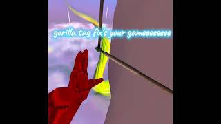Gorilla Tag Fix's Your Gameeeeeeee #Gtag #Newupdate #Vr #Oculus