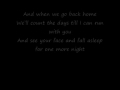 Alex day - You and Me (Lyrics)