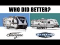Grand Design or Jayco RVs? | Imagine 2800BH vs. Jay Feather 27BHB Head-to-Head Comparison