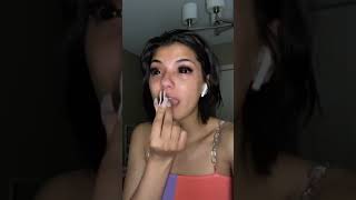 girl gets sclera contacts stuck in her eyes #SHORTS