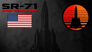 SR-71 Blackbird conducting long-range night operations, somewhere northeast of the Black Sea.