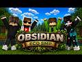“My First Day in a Obsidian Eco Smp…” | Minecraft