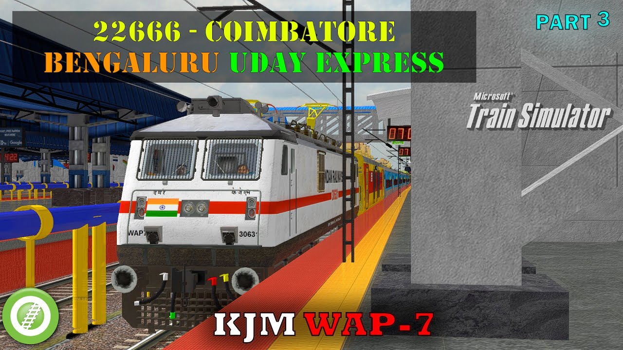 OR/MSTS | 22666 - Coimbatore-Bengaluru Uday Express - part 3