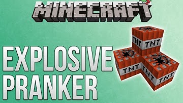 Minecraft: Explosive Pranker Tutorial (Redstone Advent Calendar)