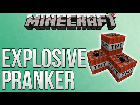 Minecraft: Explosive Pranker Tutorial (Redstone Advent Calendar)