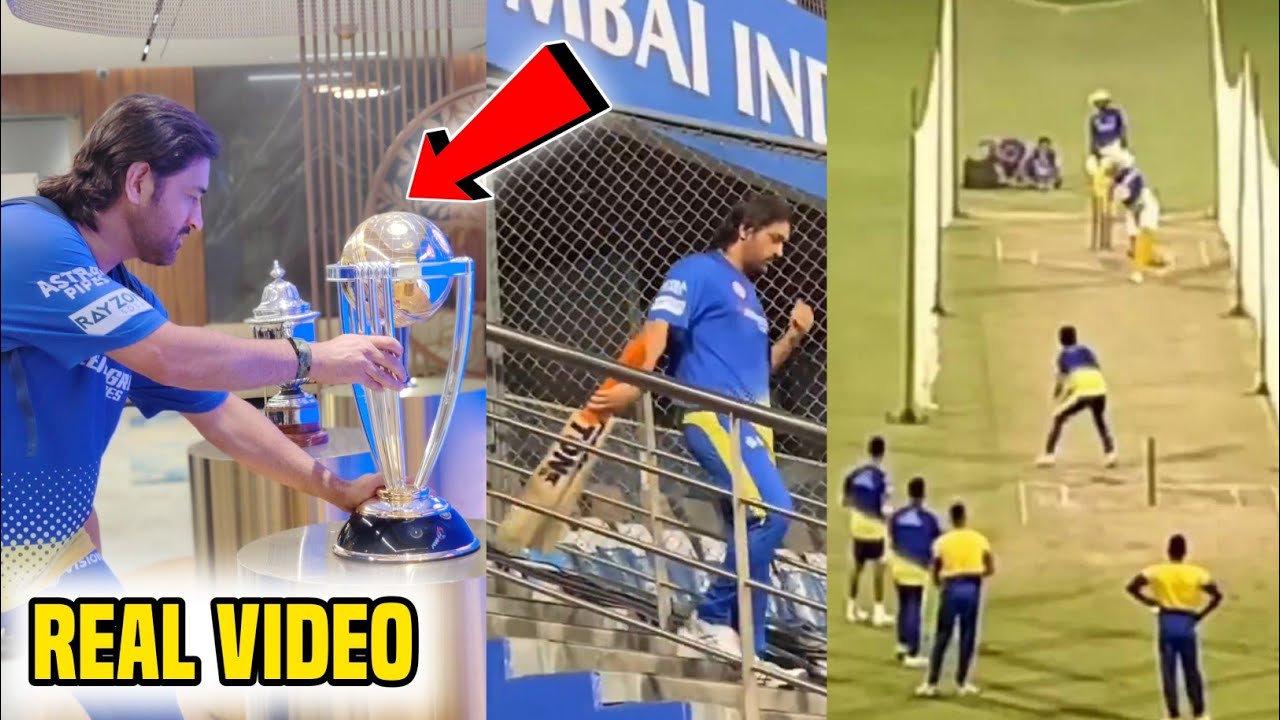 Ms Dhoni practice for ipl 2024 | CSK practice match 2024 highlights ...