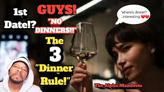 Celebrity 1st Date? GUYS! NO DINNER! The 3 Dinner Date Rule That  "Actually"  Works! #fyp Net Worth