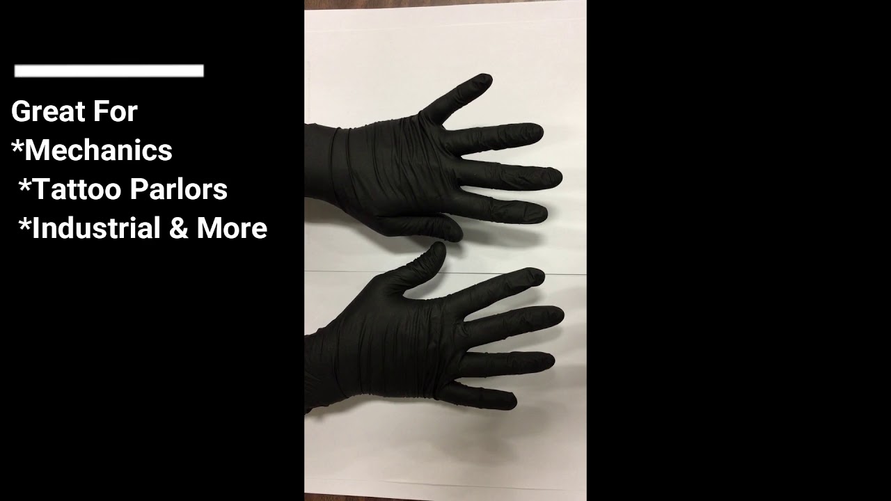 Black Diesel Nitrile Gloves YouTube