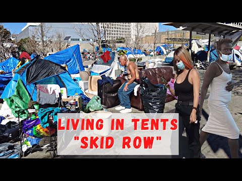 Los Angeles Homeless Skid row - California Crisis