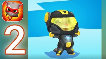 Talking Tom Hero Dash - Gameplay Walkthrough Part 2 - Tom Black Outfit Unlocked (iOS, Android)