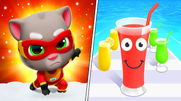 Talking Tom Hero Dash Run Game | Juice Run - Android/IOS Gameplay Walkthrough New Update