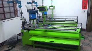 YFM-118NCA Auto nylon reverse zipper gapping,slider mounting and cutting machine by computer control