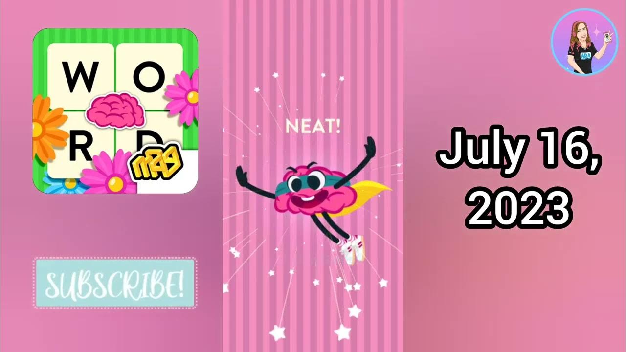 WordBrain Summer Event July 16, 2023 YouTube