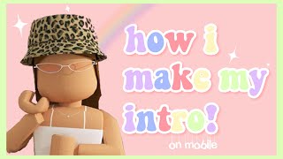 how i make my intro on mobile! ✧･ﾟ (colorful and wavy aesthetic) screenshot 2