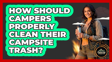 How Should Campers Properly Clean Their Campsite Trash? - Exploring Campgrounds