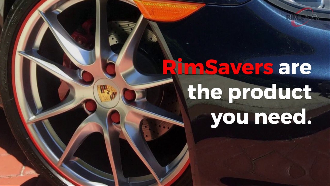 Rimblades Pro 17” Rigid Plastic Rim Protector For Flat Faced Alloy