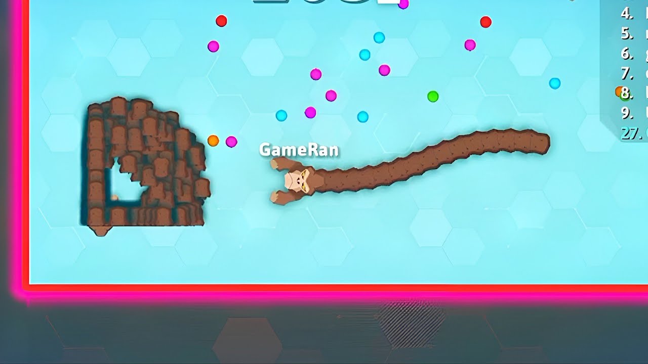 Snakeoi Map Snake Io π I Reached 27k+ Score in The Map π Epic Snakeio Gameplay ...