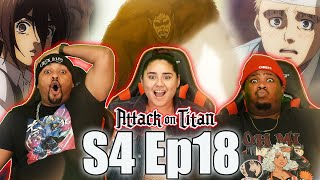 Oni Sans Comes Through This Week! Attack on Titan Season 4 Episode 18 REACTION