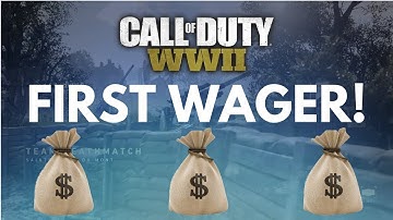 First CoD WW2 Wager Match (SnD 1v1)