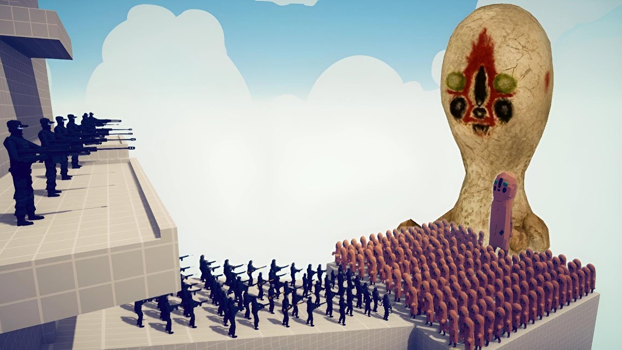 SWAT DEFEND THE BRIDGE vs SCP 173 | Totally Accurate Battle Simulator ...