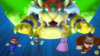 Mario Party 10 - Team Bowser Vs. Team Mario - Chaos Castle (5 Players)