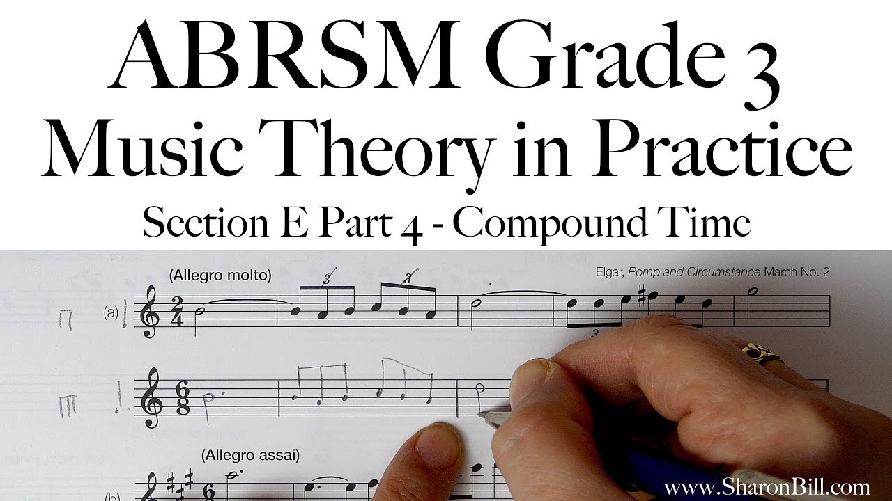 ABRSM, 3 класс, теория музыки, раздел E, часть 4, сложное время с Шэрон Билл