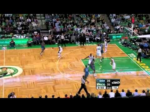 2010 11 Boston Celtics VS Washington Wizards No John Wall 