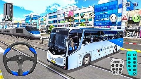 New Kia Express Bus vs Bullet Train 3D Driving Class - Best Android ios Bus Game 2025 ABAndroidking