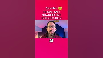 Teams and SharePoint Integration 😵‍💫
