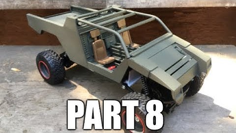 Turning a GI Joe VAMP into a custom RC creation part 8